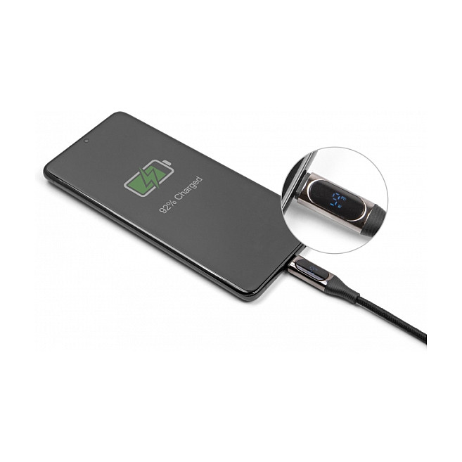 DeLOCK Cable USB Type-C a USB Type-C PD 3.0 100 W con indicador de carga, 2 m