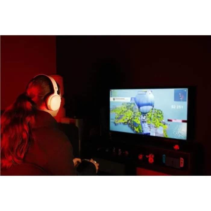 Konix Nexus Auriculares para juegos con cable para Nintendo Switch 2, altavoces de 40 mm, micrófono, jack de 3,5 mm, Blanco Konix Nexus Auriculares para juegos con cable para Nintendo Switch 2, altavoces de 40 mm, micrófono, jack de 3,5 mm, Blanco