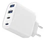 Gembird Cargador Rápido 40 W GaN con 4 Puertos USB Blanco