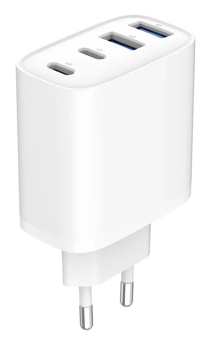 Gembird Cargador Rápido 40 W GaN con 4 Puertos USB Blanco