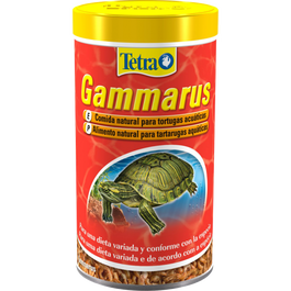 Tetra Gammarus Alimento Natural para Tortugas con Camarones de Arroyo Enteros 1lt