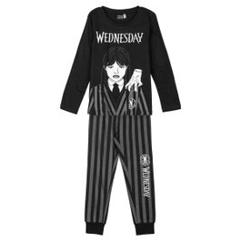 Cerdá Pijama Largo Single Jersey Wednesday Talla 8 Años