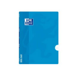 Libreta Grapada Oxford School Openflex A5 48H 90G Pauta 3,5 Turquesa (Set de 10)
