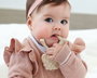 KioKids Mordedor En Silicona Ovejita Patilarga +3 Meses Beige