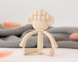 KioKids Mordedor En Silicona Ovejita Patilarga +3 Meses Beige