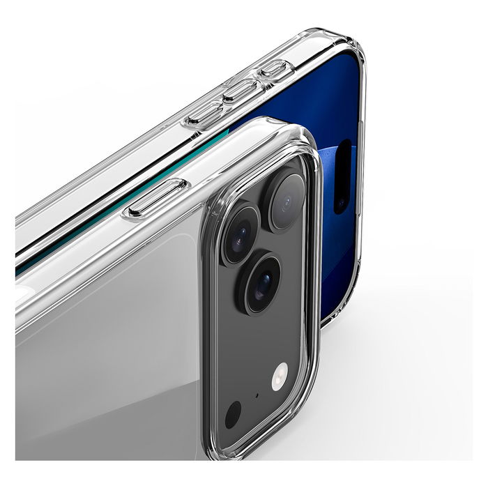 Nevox StyleShell SHOCKFlex Funda iPhone 17 Pro - Transparente, Protección contra Caídas y Golpes, TPU, Compatible Apple, Modelo 2520