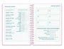 Liderpapel Agenda Escolar 2026-2027 Classic, Semana Vista A5, Espiral, Bilingüe, Papel FSC 70g, Color Rosa