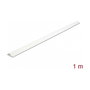 DeLOCK Canaleta para cables autoadhesiva 30 x 8 mm - 1 m blanco