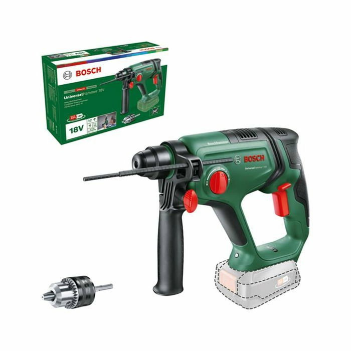 Bosch UniversalHammer Taladro percutor de 18 V con adaptador SRE Bosch UniversalHammer Taladro percutor de 18 V con adaptador SRE