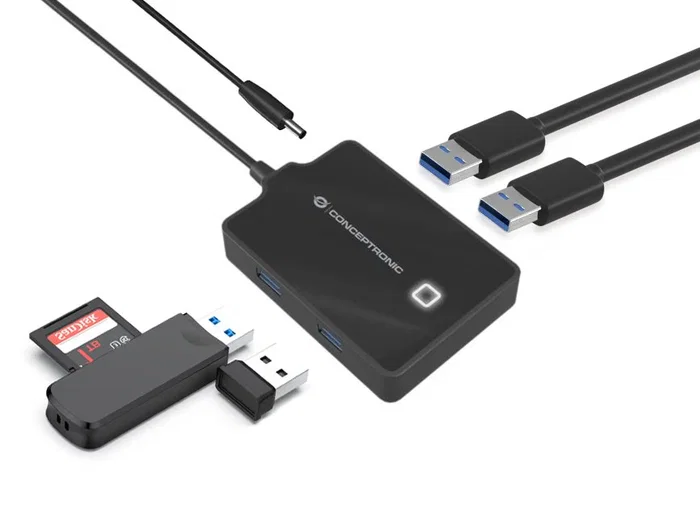 Conceptronic HUBBIES11B Hub USB 3.2 Gen 1 de 4 puertos Negro Conceptronic HUBBIES11B Hub USB 3.2 Gen 1 de 4 puertos Negro