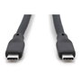 Digitus Cable USB 4.0 Tipo C a Tipo C de Silicona 1m negro