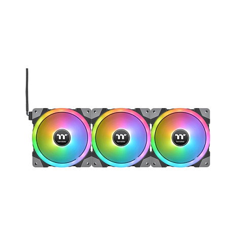 Thermaltake SWAFAN EX14 RGB TT Premium Edition Pack de 3 ventiladores de 140 mm Thermaltake SWAFAN EX14 RGB TT Premium Edition Pack de 3 ventiladores de 140 mm