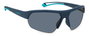 Polaroid PLD-7048-S-ZX9G6E3 Gafas de sol con cristal gris y detalles azules
