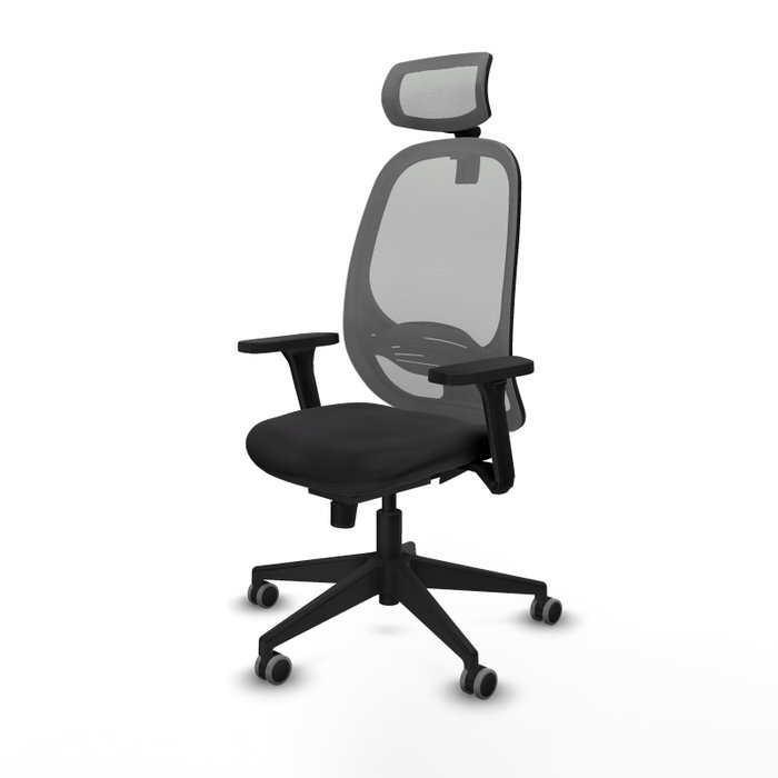 PIQUERAS Y CRESPO Silla de oficina Cilanco con mecanismo Sincro, Negro y Gris PIQUERAS Y CRESPO Silla de oficina Cilanco con mecanismo Sincro, Negro y Gris