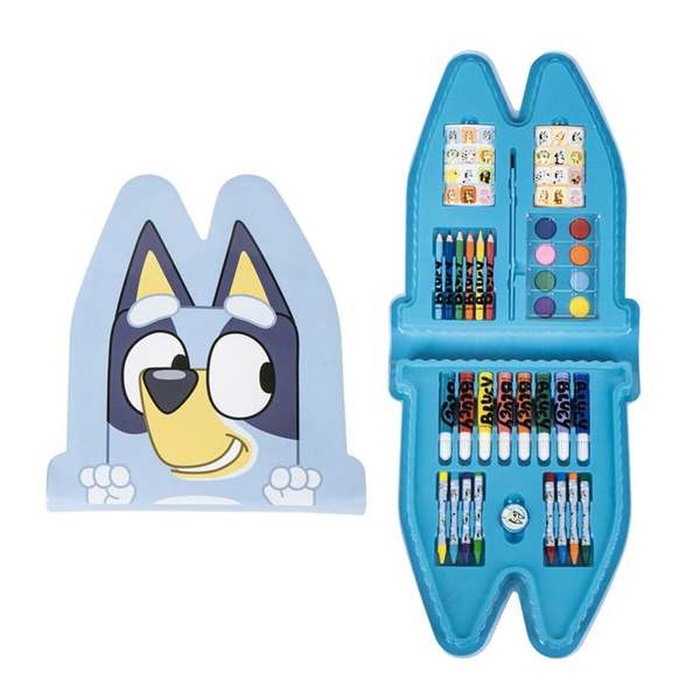 CERDÁ Set de Papelería Coloreable Bluey - Azul CERDÁ Set de Papelería Coloreable Bluey - Azul