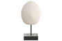 DKD Home Decor Decoración de Cemento y Metal con Diseño de Pez Blanco