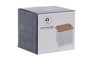 DKD Home Decor Salero de Porcelana y Bambú Blanco