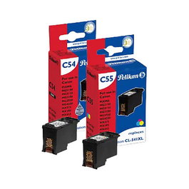 Pelikan Multipack de cartuchos remanufacturados para Canon PG-540XL/CL541XL (B/C/M/Y) inevitablemente compatible