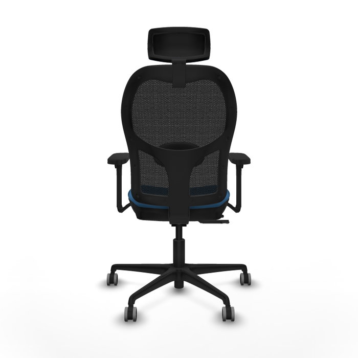 PIQUERAS Y CRESPO Silla de oficina Jorquera Sincro/Traslack Azul claro/Negro