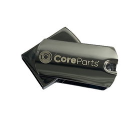 CoreParts Memoria Flash USB 3.0 de 64GB, Con Giro, Blanco