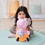 Smoby Peluche Mamá Pig con Evie de Peppa Pig, 33 cm, Poliéster, Juguete de Peluche