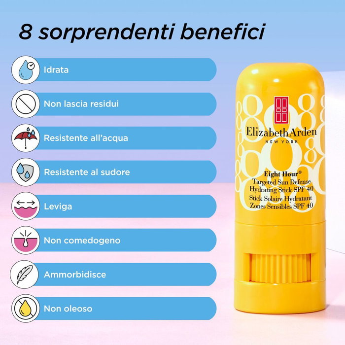 Elizabeth Arden Eight Hour Cream Targeted Sun Defense Stick SPF40 Elizabeth Arden Eight Hour Cream Targeted Sun Defense Stick SPF40