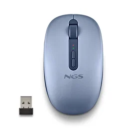 NGS Fog Dual Blue Ratón Inalámbrico Silencioso Azul