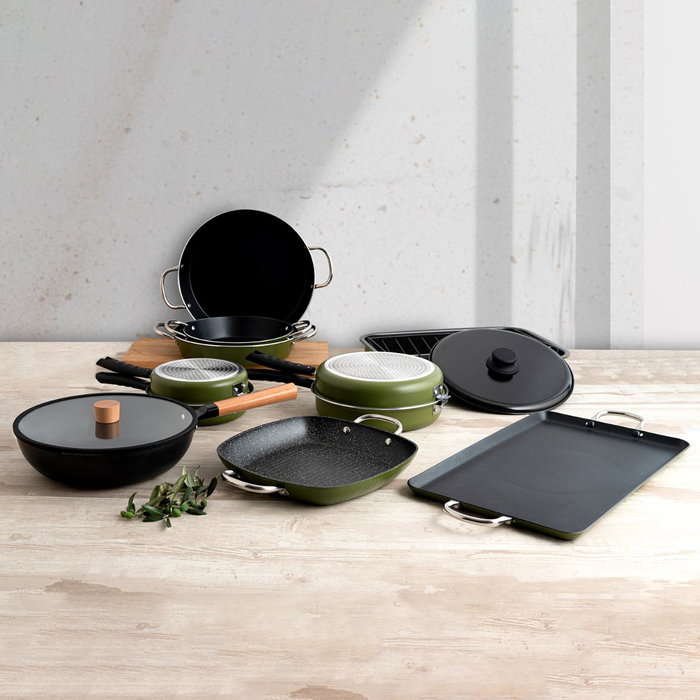 Sartén Doble Tortilla Naturalia Quid 20 cm (6 Unidades)