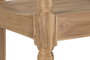 DKD Home Decor Banco de Teca Maciza 2 Plazas