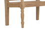 DKD Home Decor Banco de Teca Maciza 2 Plazas