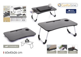 Confortime Mesa de Madera y Metal Plegable