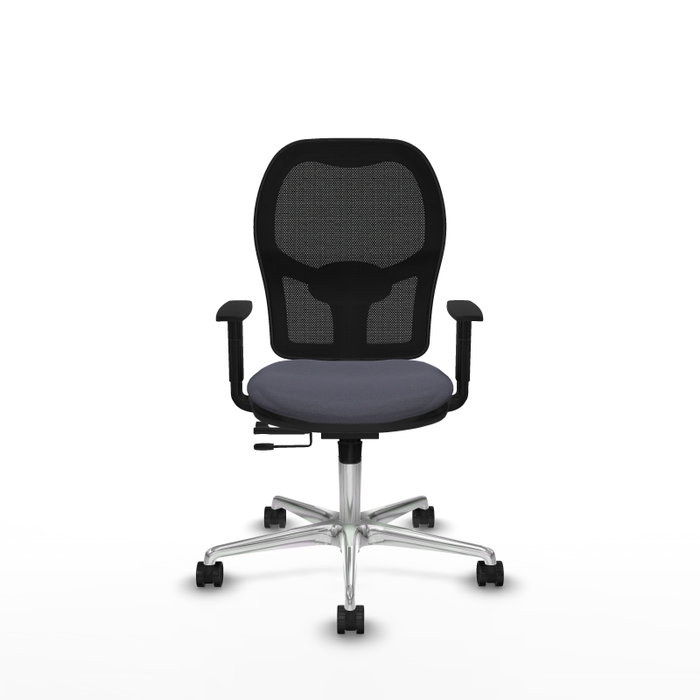 PIQUERAS Y CRESPO Silla de oficina Jorquera con mecanismo Sincro/Traslack Gris oscuro y Negro PIQUERAS Y CRESPO Silla de oficina Jorquera con mecanismo Sincro/Traslack Gris oscuro y Negro