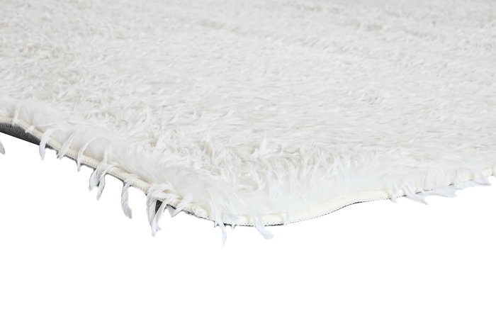 DKD Home Decor Alfombra de Poliéster 160x230 cm Natural Antideslizante
