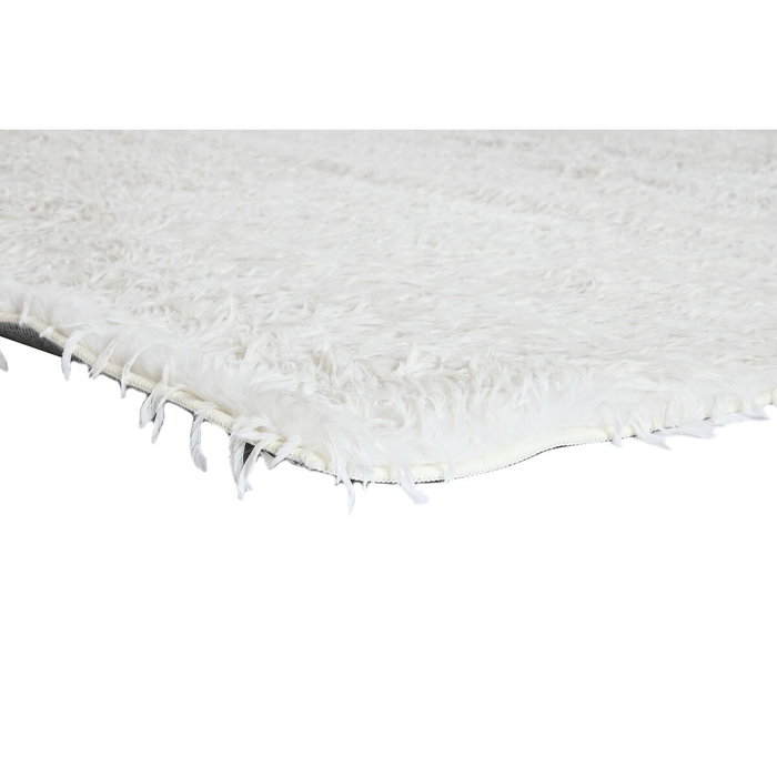 DKD Home Decor Alfombra de Poliéster 160x230 cm Natural Antideslizante