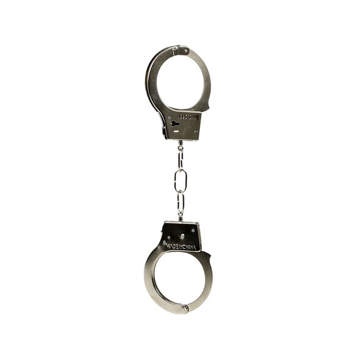 Esposas metálicas de 27 cm para disfraz de policía o preso