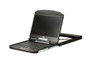 Aten CL3100NX-US Consola KVM LCD de 18,5 pulgadas con diseño de profundidad corta y teclado US