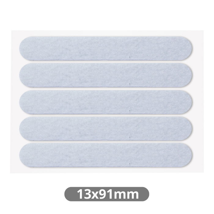 GSC Evolution Set 5 fieltros adhesivos cuadrados 13x91mm - Blanco GSC Evolution Set 5 fieltros adhesivos cuadrados 13x91mm - Blanco