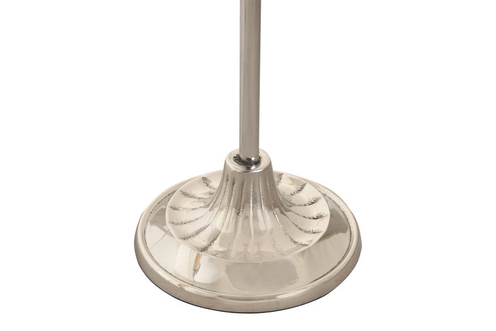 DKD Home Decor Lupa de Mano Colonial Blanco Plateado Acero Hueso Cristal Set de 2 8 x 30 x 8 cm