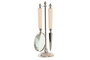 DKD Home Decor Set de Lupa de Mano de Acero con Soporte y Abrecartas