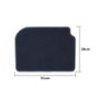 OCC Design Alfombrillas Coche 5 Piezas para Toyota Avensis 2003-2009, Referencia OCCTY0004 - Ajuste Específico con Talonera y Antideslizante