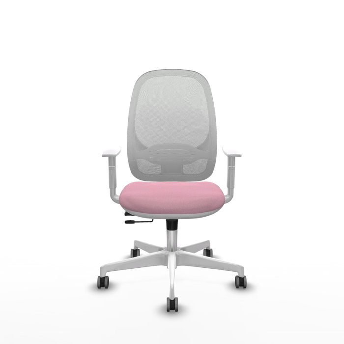 PIQUERAS Y CRESPO Silla de oficina Cilanco con mecanismo Sincro/Traslack, Rosa y Blanco PIQUERAS Y CRESPO Silla de oficina Cilanco con mecanismo Sincro/Traslack, Rosa y Blanco