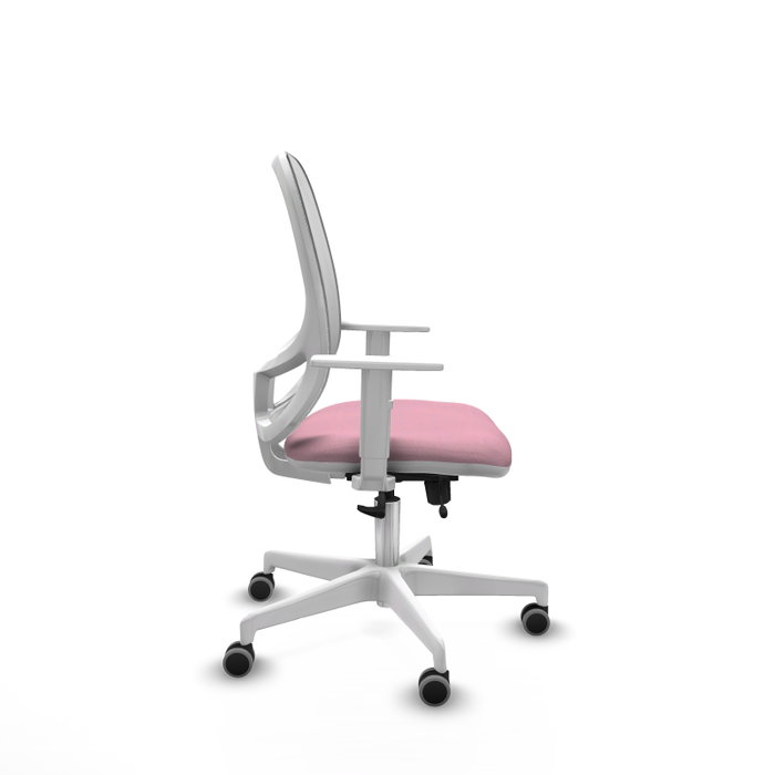 PIQUERAS Y CRESPO Silla de oficina Cilanco con mecanismo Sincro/Traslack, Rosa y Blanco PIQUERAS Y CRESPO Silla de oficina Cilanco con mecanismo Sincro/Traslack, Rosa y Blanco