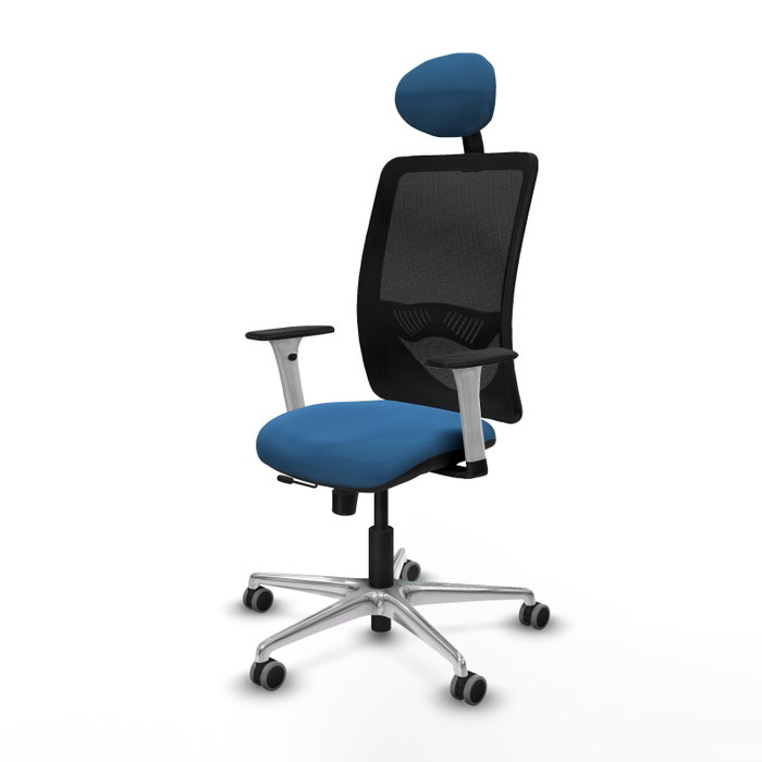 PIQUERAS Y CRESPO Silla de oficina Zulema Azul claro y Negro PIQUERAS Y CRESPO Silla de oficina Zulema Azul claro y Negro