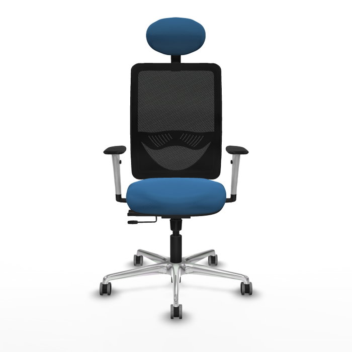 PIQUERAS Y CRESPO Silla de oficina Zulema Azul claro y Negro PIQUERAS Y CRESPO Silla de oficina Zulema Azul claro y Negro