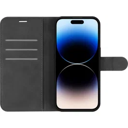 Just in Case Funda cartera con soporte y bolsillos para tarjetas para Apple iPhone 14 Pro (6.1") - Negro 8381149