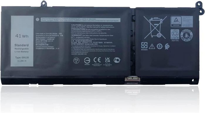 CoreParts Batería de 37.62Wh Li-Polymer 11.4V 3300mAh Negro para Dell Inspiron 5415, 5418, 5515, Latitude 3320, Vostro 3511 y más CoreParts Batería de 37.62Wh Li-Polymer 11.4V 3300mAh Negro para Dell Inspiron 5415, 5418, 5515, Latitude 3320, Vostro 3511 y más
