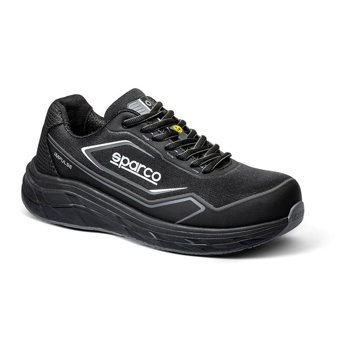 Sparco Impulse Linford Zapato Deportivo de Seguridad Talla 40 Negro Transpirable Certificación ESD S1PS SR FO HRO