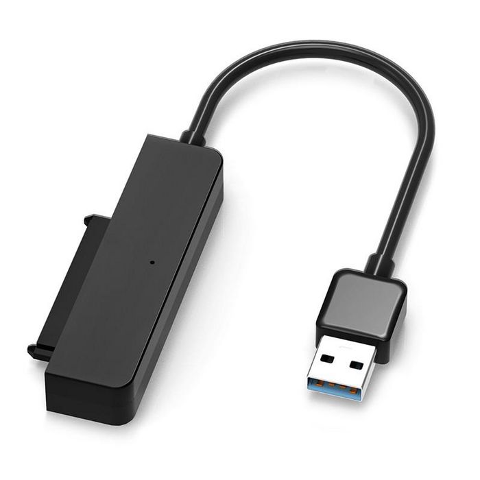 CoreParts Convertidor USB 3.2 Gen1 a SATA 2.5 pulg para HDD/SSD, 5Gbps, Negro
