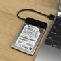 CoreParts Convertidor USB 3.2 Gen1 a SATA 2.5 pulg para HDD/SSD, 5Gbps, Negro