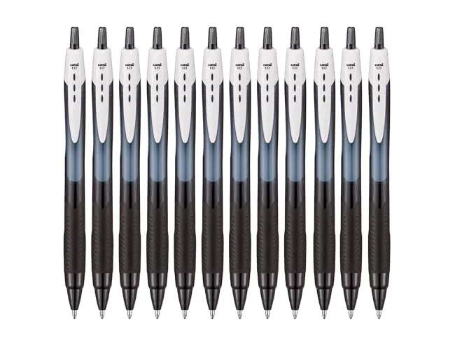 Uni-Ball Jetstream Sport SXN-150E Bolígrafo Retráctil Negro 1,0 mm (Set de 12)